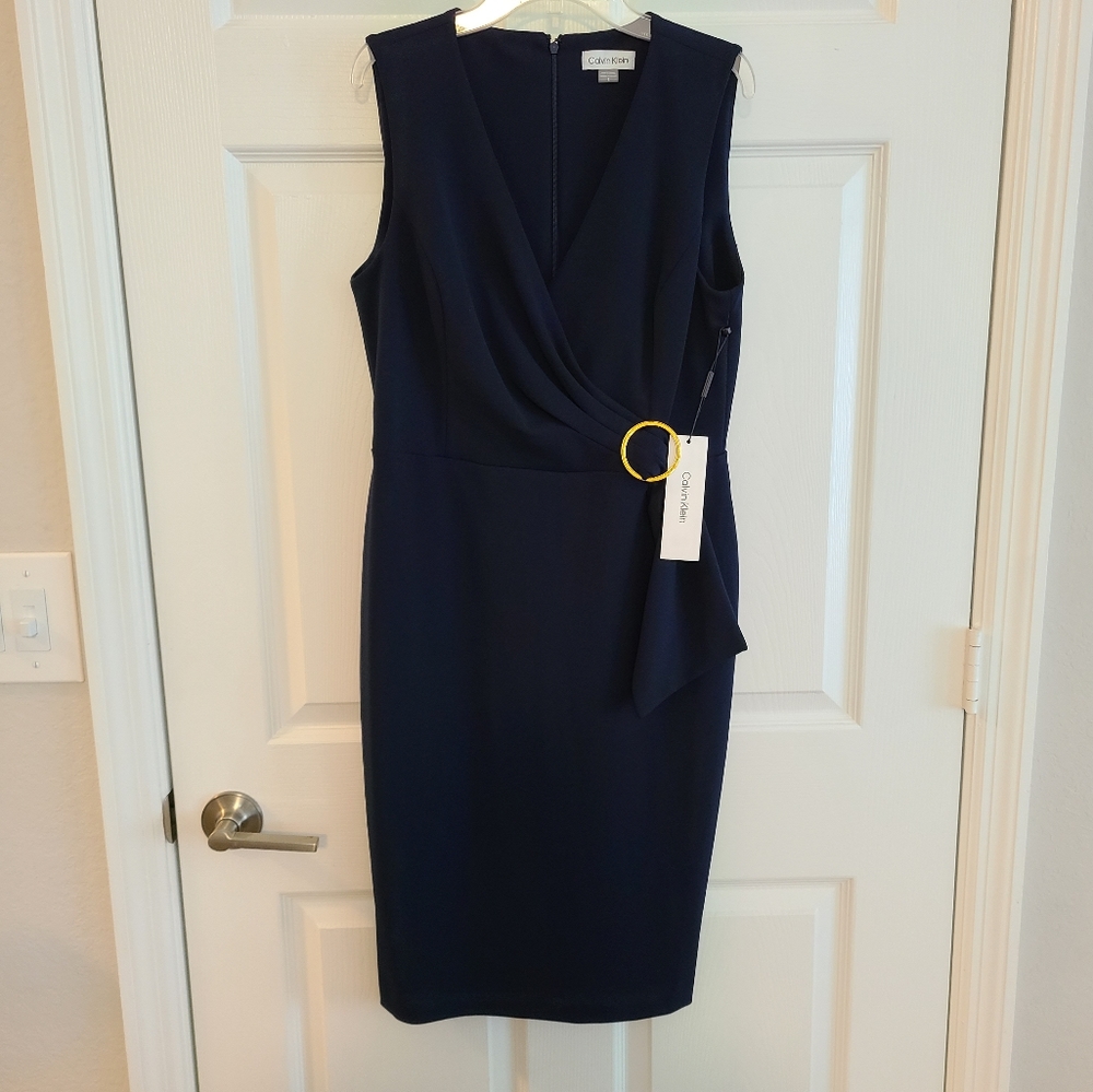 Calvin Klein Navy Blue Dress